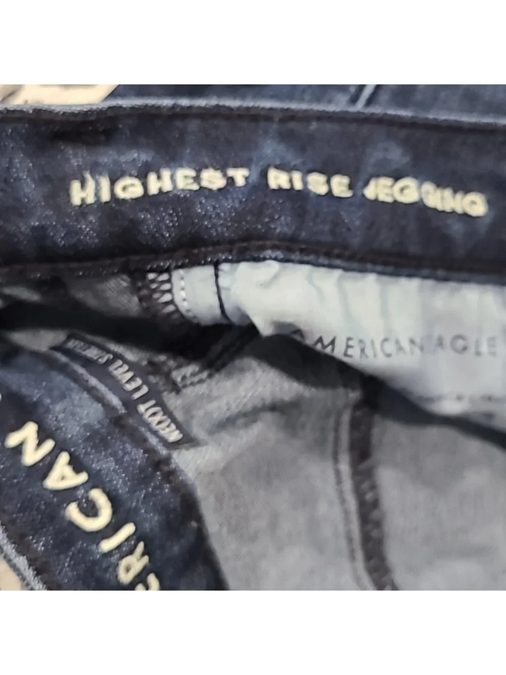 American Eagle highest rise jeggings next level stretch